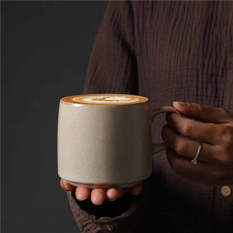 Nordic Creative Retro Mug High Color Value Ceramic Breakfast Cup Coarse Pottery Coffee Cup for Couples-Nordic Creative Cup