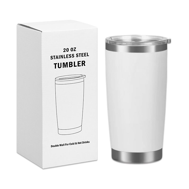 Factory 20oz Stainless Steel Tumbler With Lid Double Wall Vacuum Insulated Travel Mug Colorful Travel Coffee Tumbler
