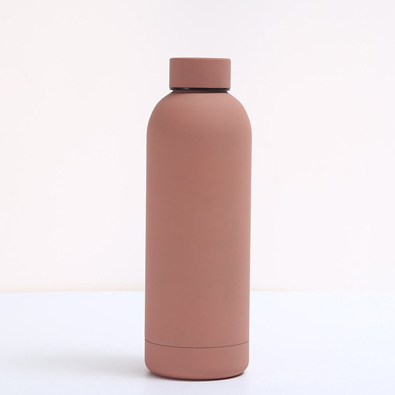 BORGE Wholesale Rubber Paint Sublimation Blank 550ml Vacuum Flask Double-Wall 304 Stainless Steel Sports Bottle