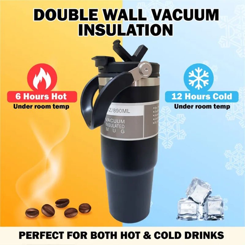 Customized Water Bottles Cute Tumbler 304 Stainless Steel Insulated Thermal Coffee Car Cup Cold Hot Vacuum Flask Mug cups Kids