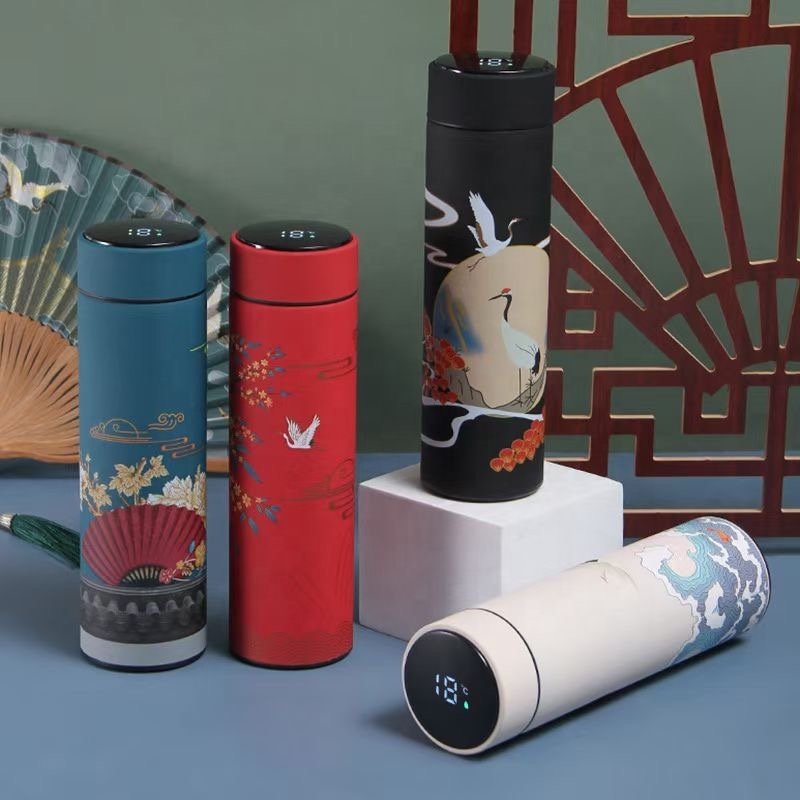 17oz 500ml Big Mouth Double Wall Thermal Insulated Stainless Steel Termos Vacuum Flask