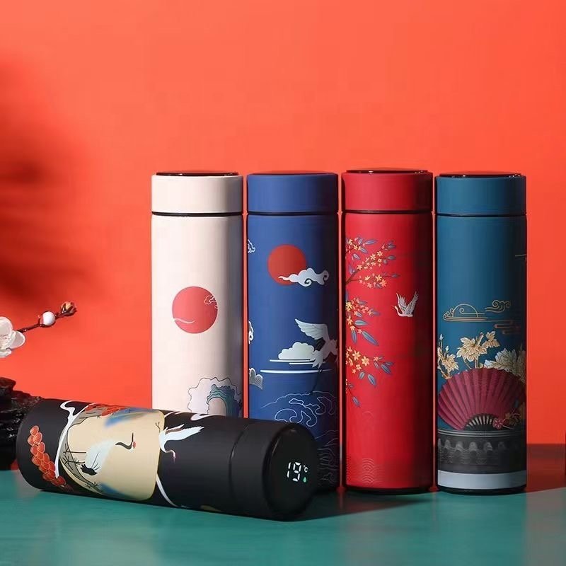 17oz 500ml Big Mouth Double Wall Thermal Insulated Stainless Steel Termos Vacuum Flask