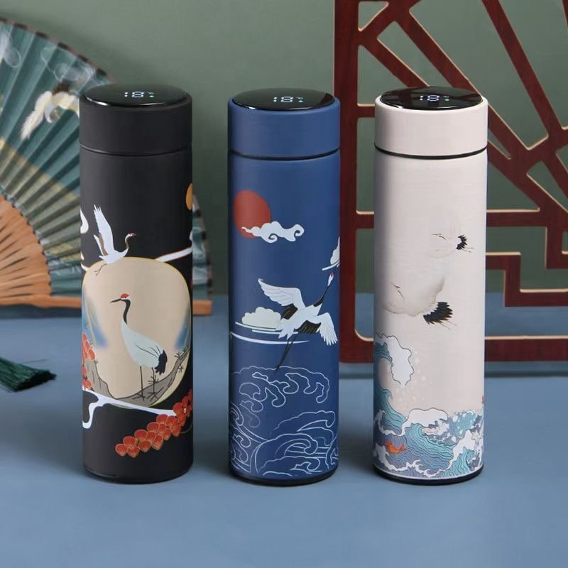 17oz 500ml Big Mouth Double Wall Thermal Insulated Stainless Steel Termos Vacuum Flask
