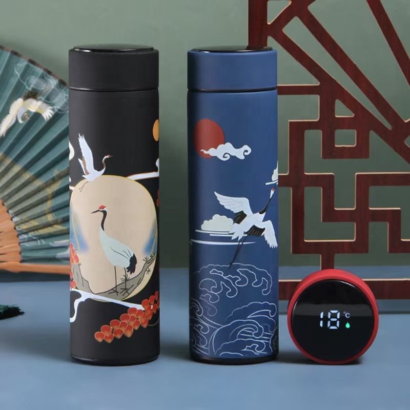 17oz 500ml Big Mouth Double Wall Thermal Insulated Stainless Steel Termos Vacuum Flask