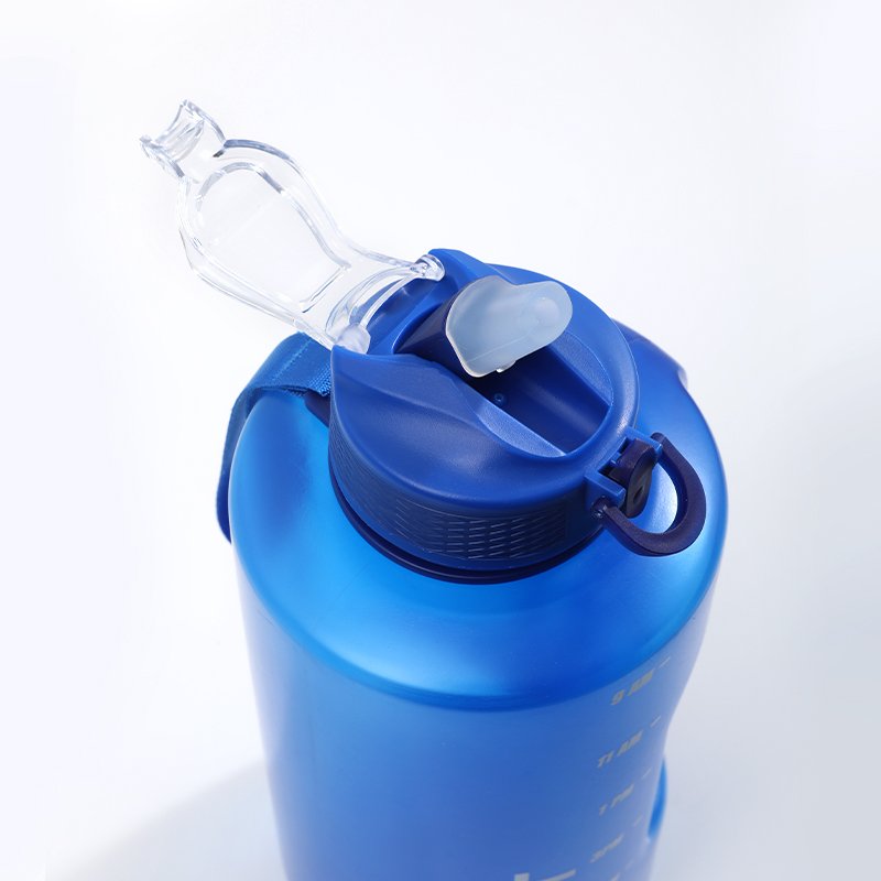 High Quality Custom Transparent Gym Big Capacity Plastic 2L Water Bottles Sports Jug Water Bottle With handle
