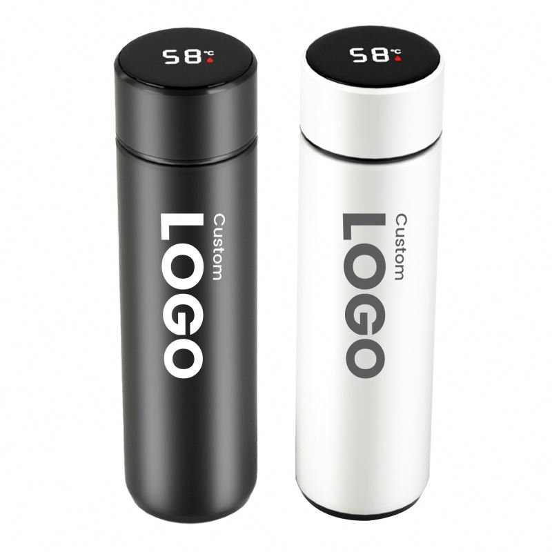 Insulation Water Bottles Thermos Intelligent Vacuum Flask Termo Smart LED Temperature Display Metal Stainless Steel CLASSIC