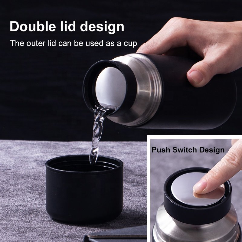 304 Stainless Steel Travel Vacuum Cup - Direct Order Drinkware Vacuum Flasks & Thermoses 350 / 500 ML Thermal Insulation Cup
