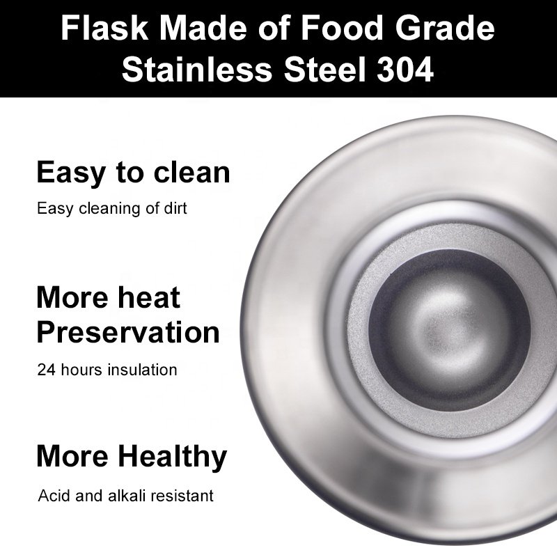 304 Stainless Steel Travel Vacuum Cup - Direct Order Drinkware Vacuum Flasks & Thermoses 350 / 500 ML Thermal Insulation Cup