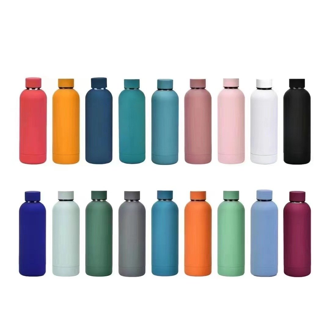 factory wholesale colorful stainless steel double wall thermos water bottle vacuum flask bottle