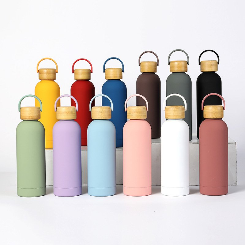 factory wholesale colorful stainless steel double wall thermos water bottle vacuum flask bottle