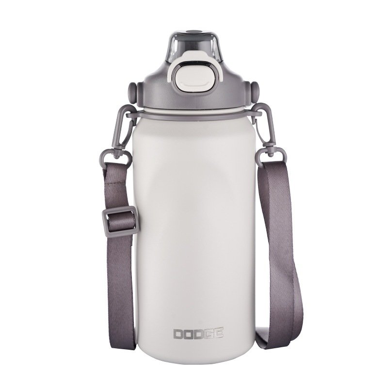 Double wall big capacity 1 liter stainless steel water bottle tea thermos