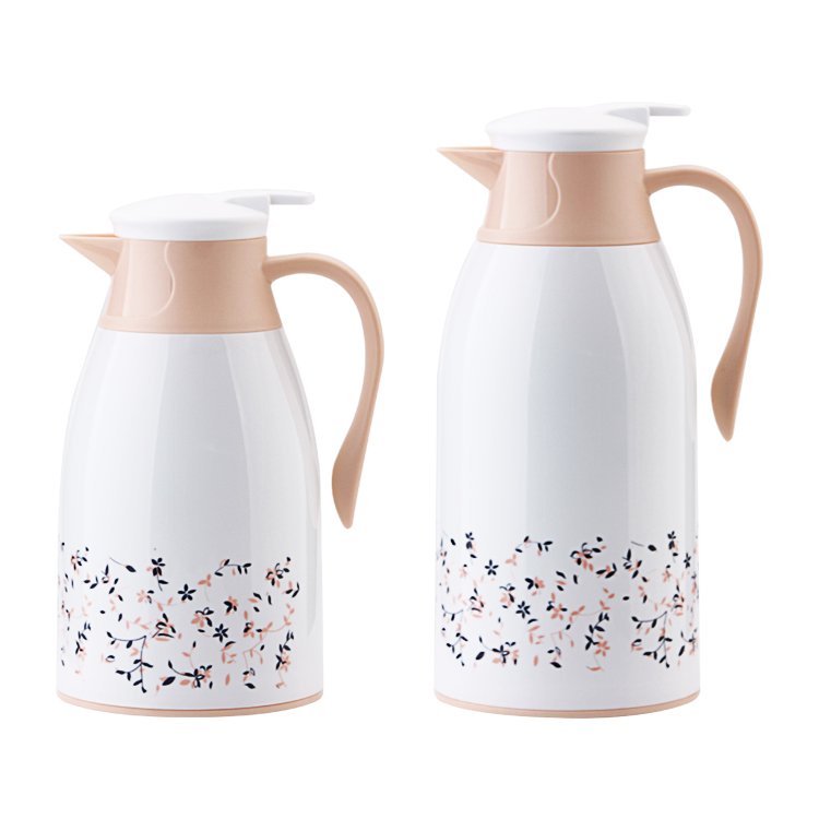 Custom Plastic Flasks 1L Tea Coffee Pot Thermos Arabic Thermoflask Baby Water Termos Inner Glass Insulated Vacuum Flask