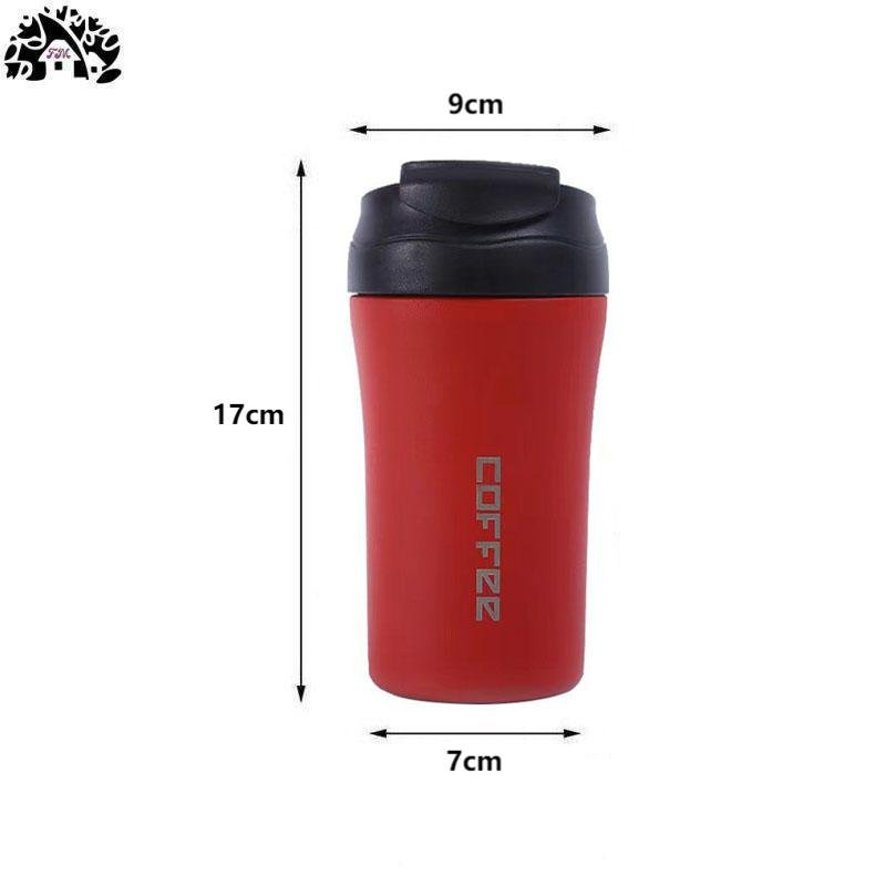 400ml vacuum stainless steel coffee cup outdoor travel car beer cup for a long time heating hot water cup