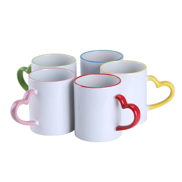 Cheap Custom Logo 11OZ Blank White Coated Ceramic Mug for DIY Sublimation