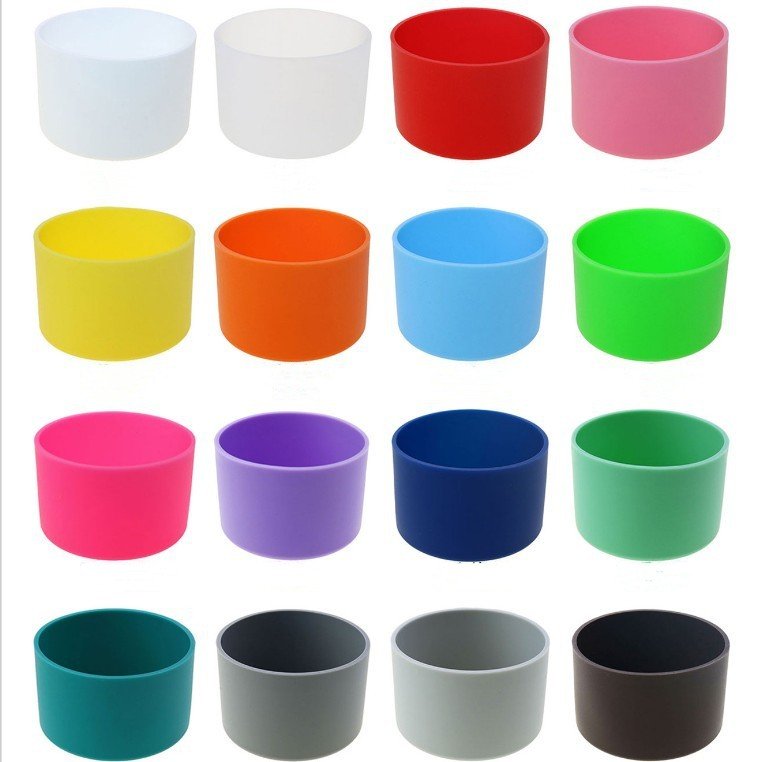 Silicone Protective Bottom Sleeve Bottle Boot Anti-Slip Bumper Boot Bottom Sleeve Case Cover for 32oz 40oz Tumbler Water bottle