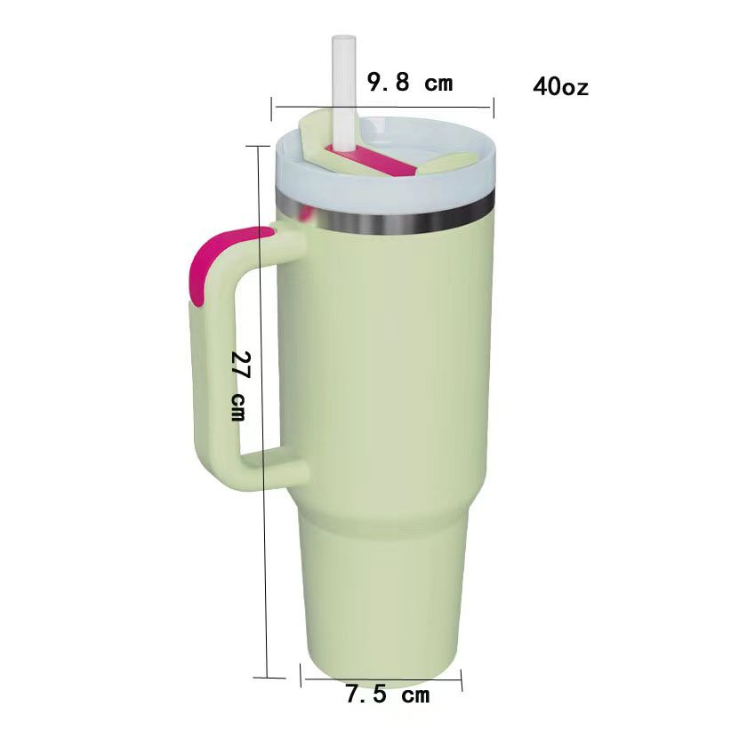 JZYZ 2024 Hot 40Oz Adventure Travel Tumbler Customized Logo Mug With Handle And Straw Simple Modern Ready Stock