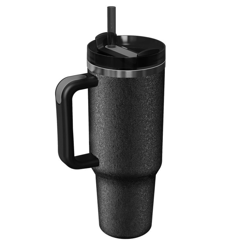 JZYZ 2024 Hot 40Oz Adventure Travel Tumbler Customized Logo Mug With Handle And Straw Simple Modern Ready Stock