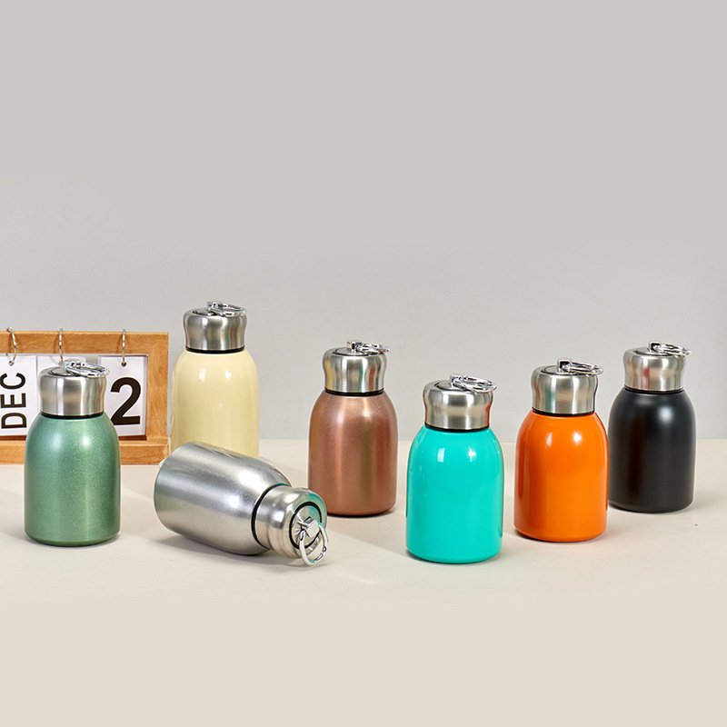 Custom Logo Hot 10oz 300ml portable stainless steel travel mug insulated kid water bottle Pot-belly mini thermos cup