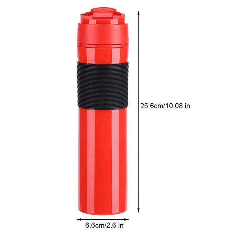 3 in 1 Portable French Press Coffee Tools Filtration System Travel Mug Premium french press coffee Bottle for Hot & Cold Brew