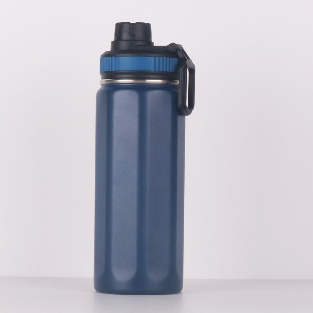 Sports 18OZ 25OZ 32OZ vacuum flask stainless steel sublimation water bottle with custom logo Wide Handle Straw Lid