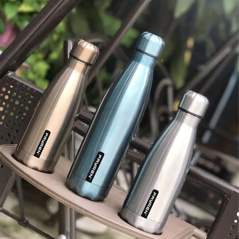 Factory Customized Cola Shape Double Wall Vacuum Sport Insulated Flask 304 Stainless Steel Vacuum Flasks Water Bottle