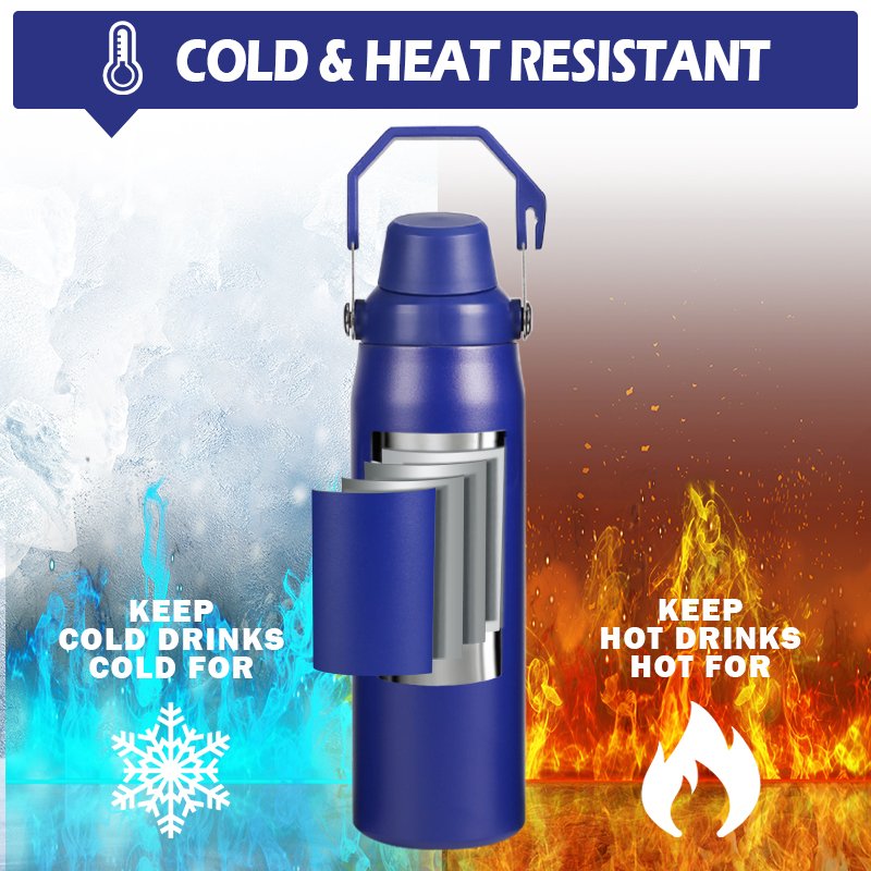 Wholesale 17oz 25oz 40oz Stainless Steel Sports Water Bottle With Lid custom logo camping thermo insulated vacuum flask