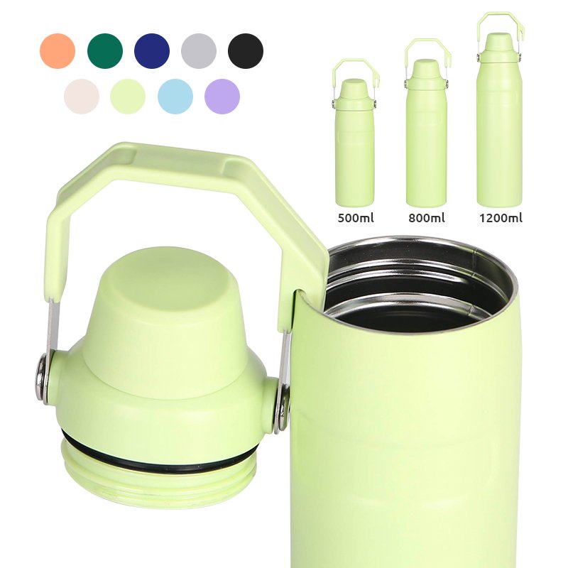 Wholesale 17oz 25oz 40oz Stainless Steel Sports Water Bottle With Lid custom logo camping thermo insulated vacuum flask