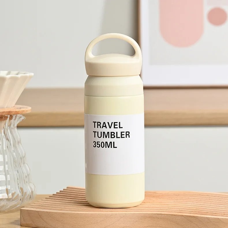 2024 High Quality Thermos Bottle Vacuum Flask Double Wall Thermo Bottle Plain Insulated Thermos Bottle With Handle Lid