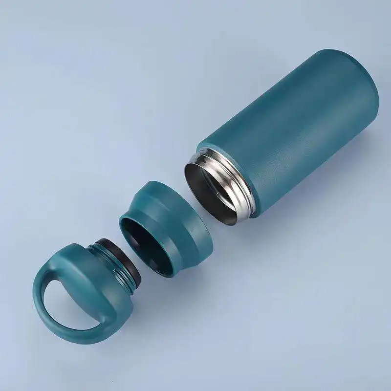 2024 High Quality Thermos Bottle Vacuum Flask Double Wall Thermo Bottle Plain Insulated Thermos Bottle With Handle Lid