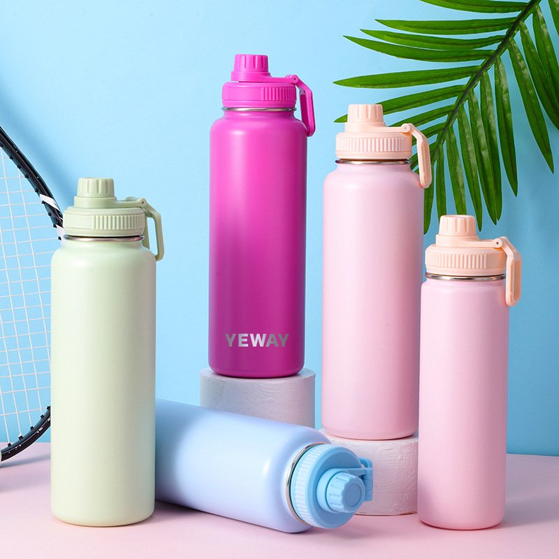 Yeway Hot selling Wide Mouth Water bottle Double Wall Stainless Steel keep hot and cold Sports Stainless Steel Bottle