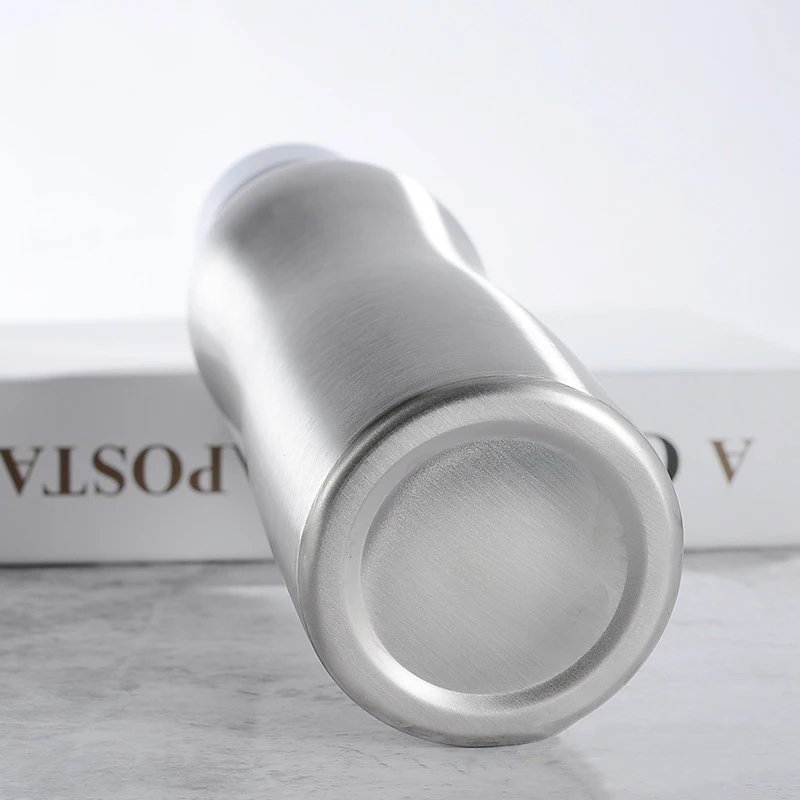 Large capacity outdoor sports single layer stainless steel cup stainless steel water bottles