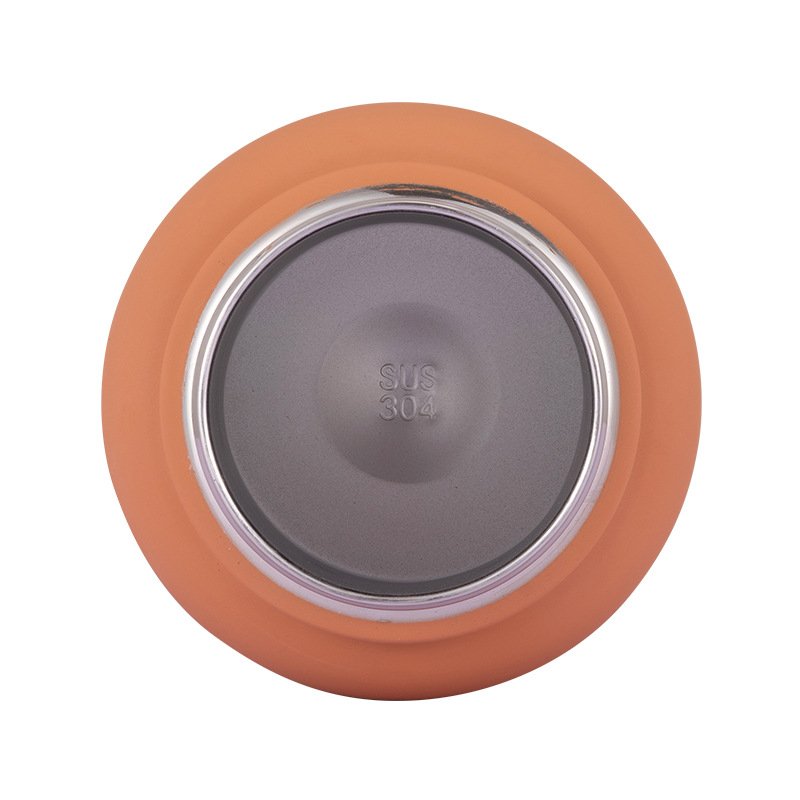 Custom 32oz Rubber Coating Stainless Steel Portable Vacuum Flask Insulated Wide Mouth Sports Water Bottle with straw