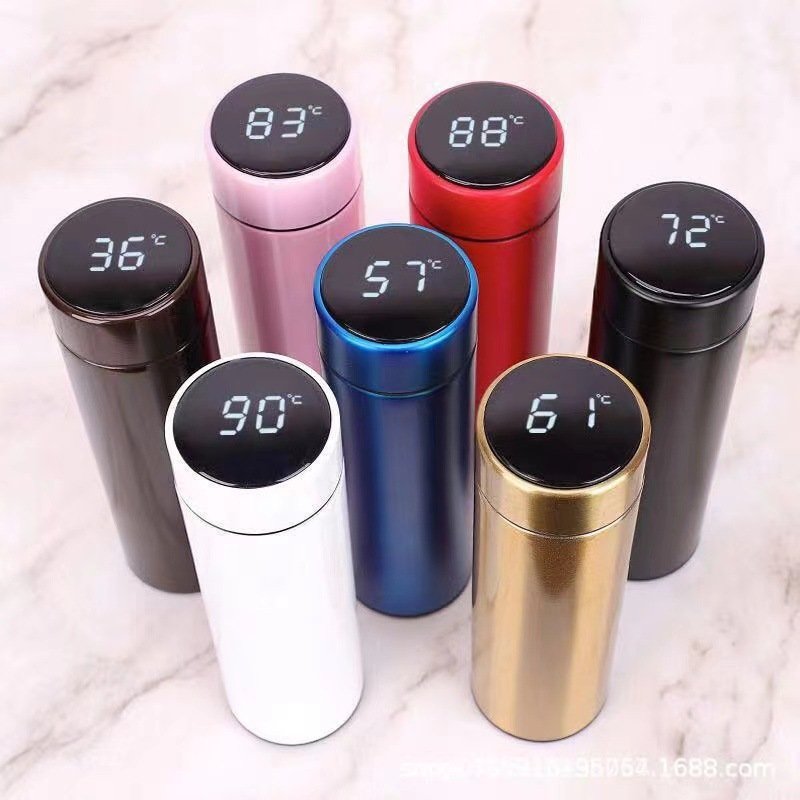 JCX/Smart vacuum flask 304 stainless steel vacuum flask water cup digital display vacuum flask