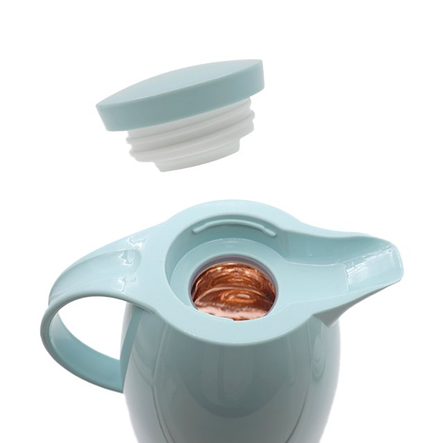 4 Capacity Plastic flasks 1L tea coffee thermos thermoflask termos inner glass insulated vacuum flask