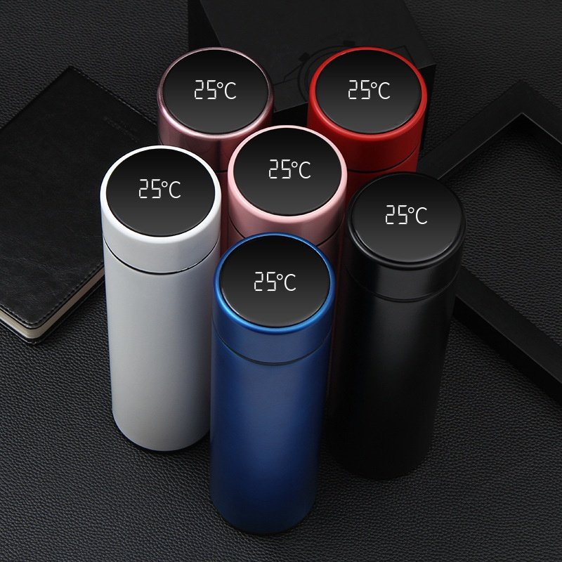 Digital Cup Intelligent Temperature Display Water Bottle Heat Preservation Vacuum Flask For Coffee Tea