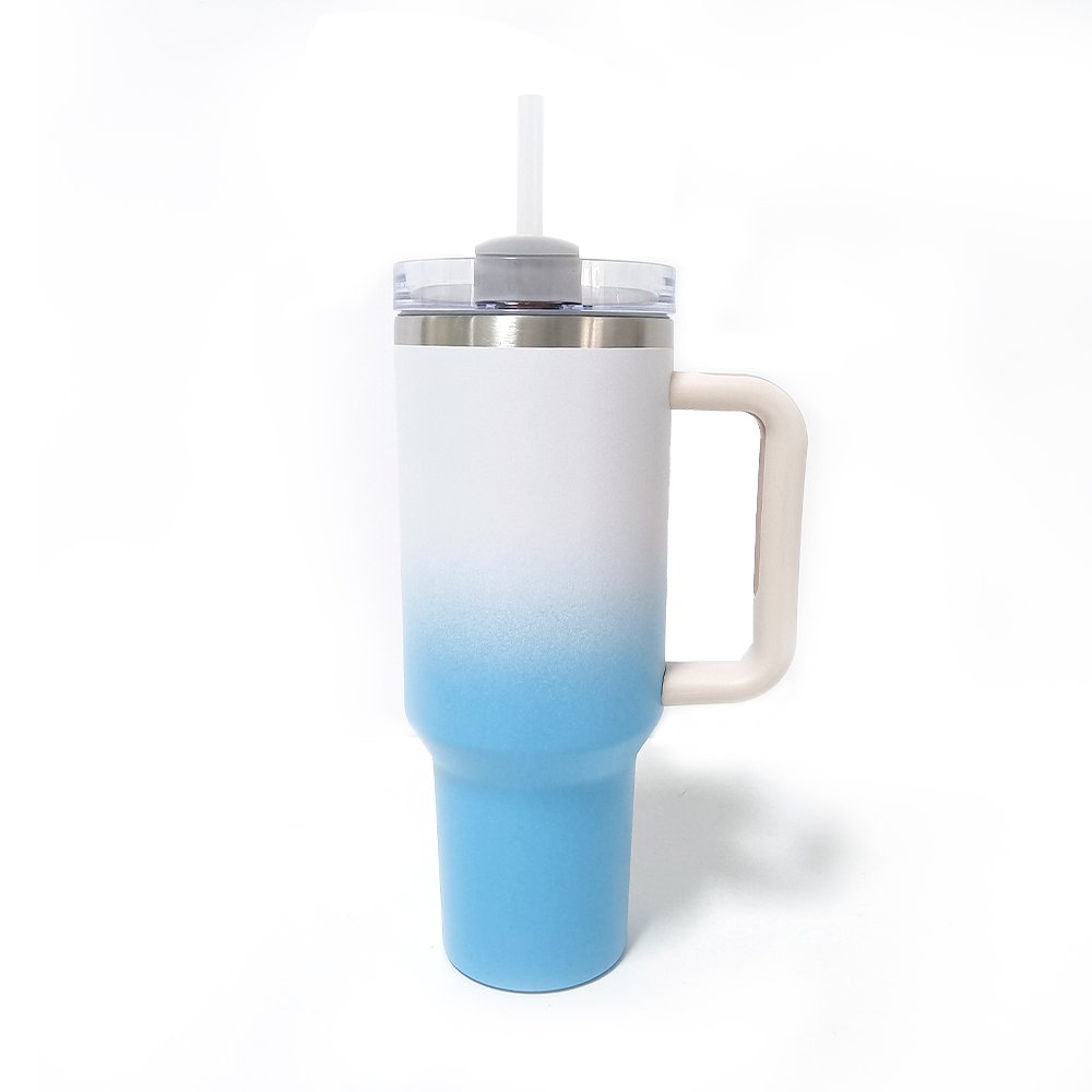 40OZ Adventure Tumbler With Handle And Straw No Moq Travel Mug 304 Stainless Steel BPA free Tumbler