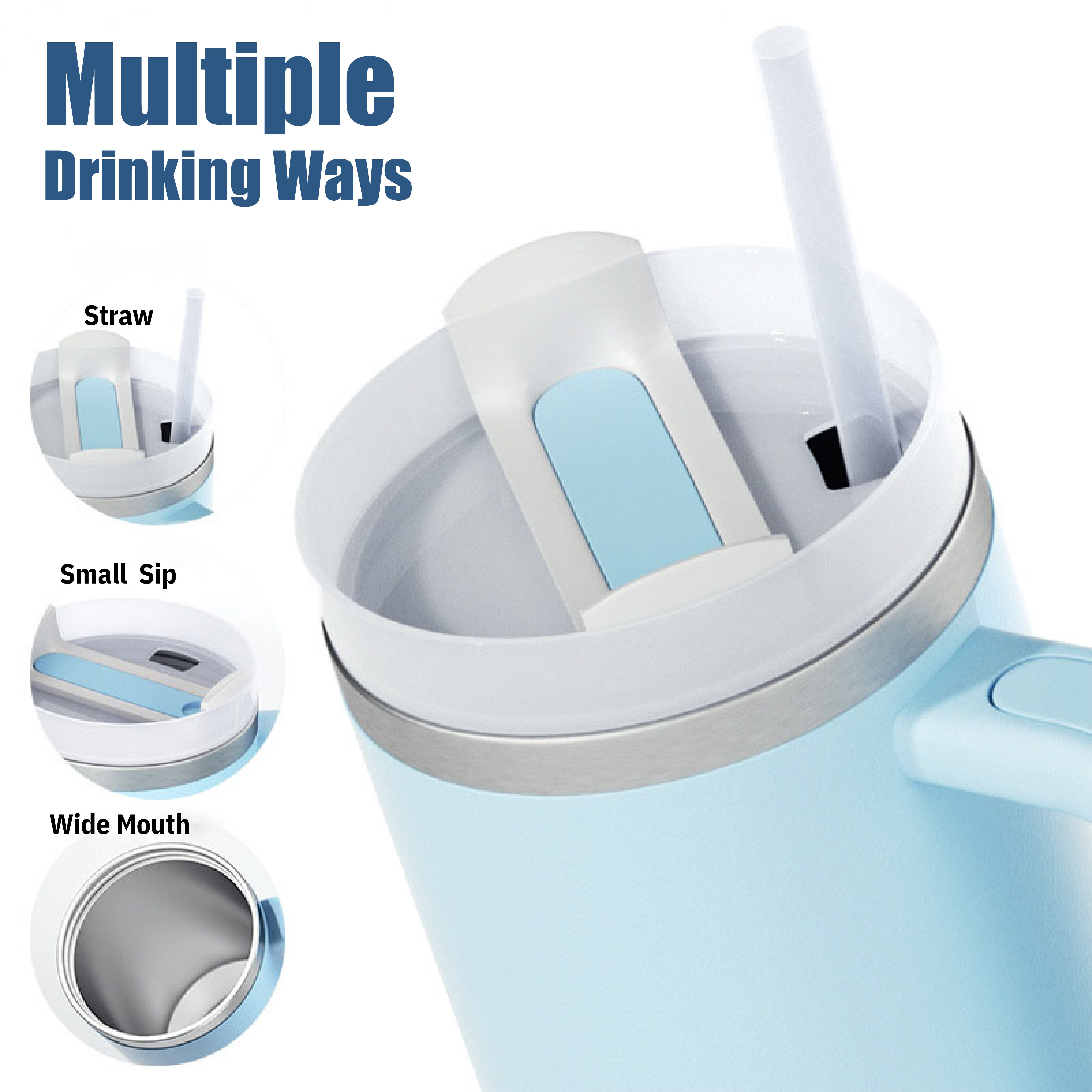 Coffee Cup 30oz 40oz Outdoor Mugs Tumbler Stainless Steel Custom Logo Travel Insulated 40oz Camping