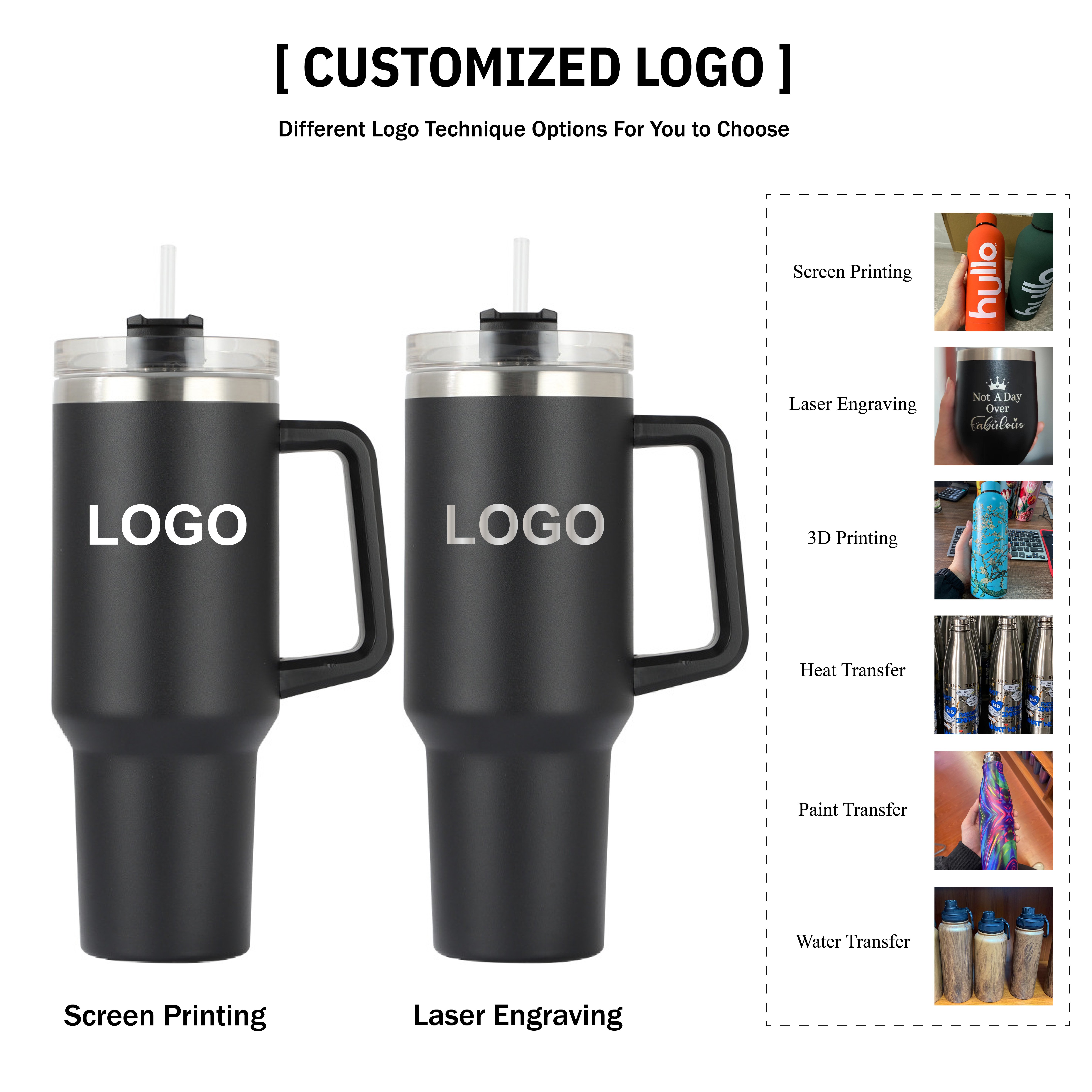 Coffee Cup 30oz 40oz Outdoor Mugs Tumbler Stainless Steel Custom Logo Travel Insulated 40oz Camping