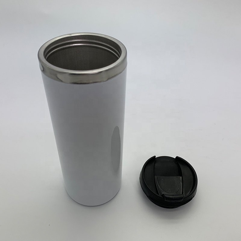 420ml BPA free leak proof custom logo promotional stainless steel sublimation blank coffee mug tumbler cup with lid