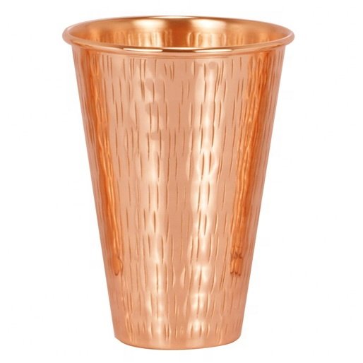 Pure Copper Cup Lassi Glass Solid Copper Mint Julep Cup Moscow Mule Mug Set of 4 Stainless Steel Cup by Axiom Home Accents