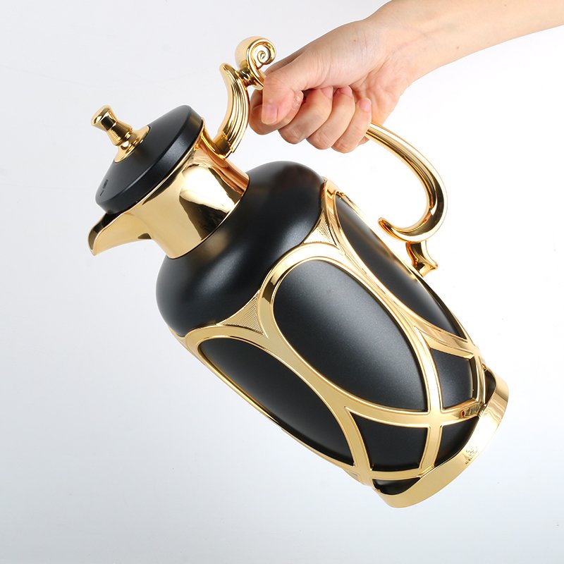 CUSTOMIZED HIGH QUALITY METAL VACUUM FLASK 0.7L UNIQUE METAL ARABIC TEA POT