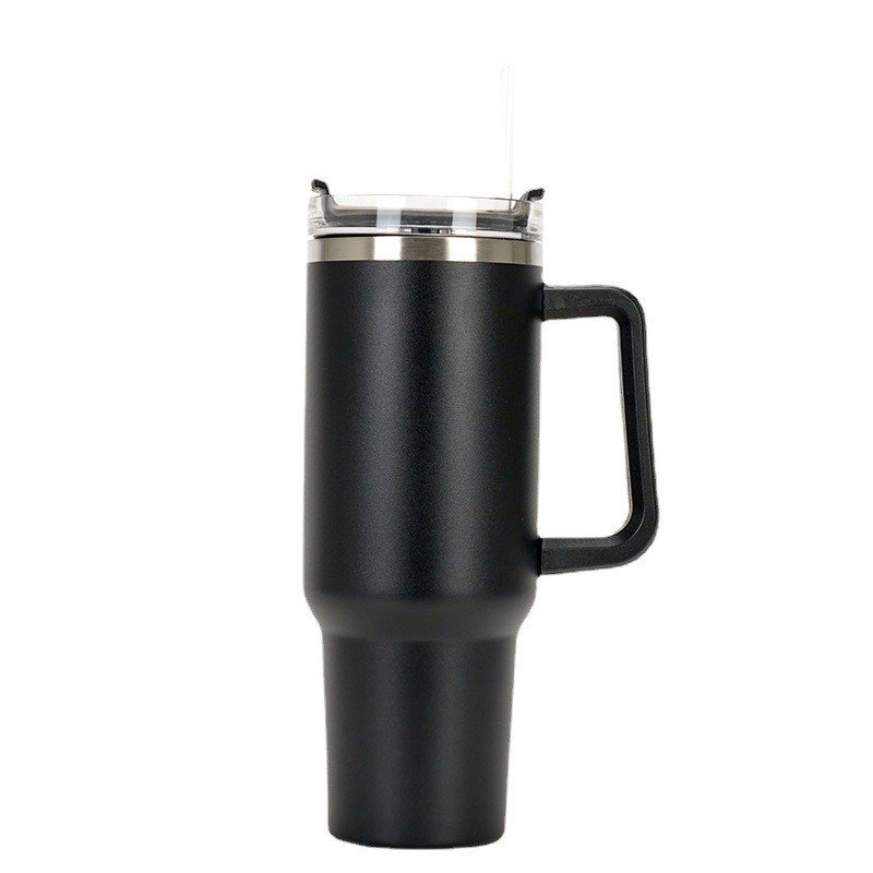 double wall Stainless Steel Vacuum Insulated 40 oz white blanks sublimation tumbler coffee mug with handle