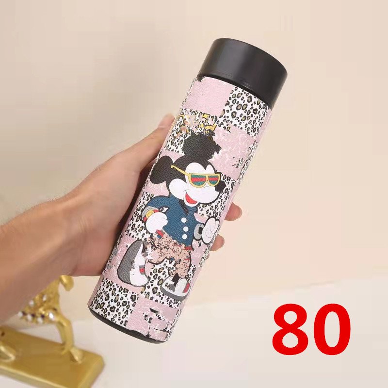 Luxury Fashion 500ML V Temperature Stainless Steel Drinking Water Tea Insulated Vacuum Flasks Thermoses Bottles Cup
