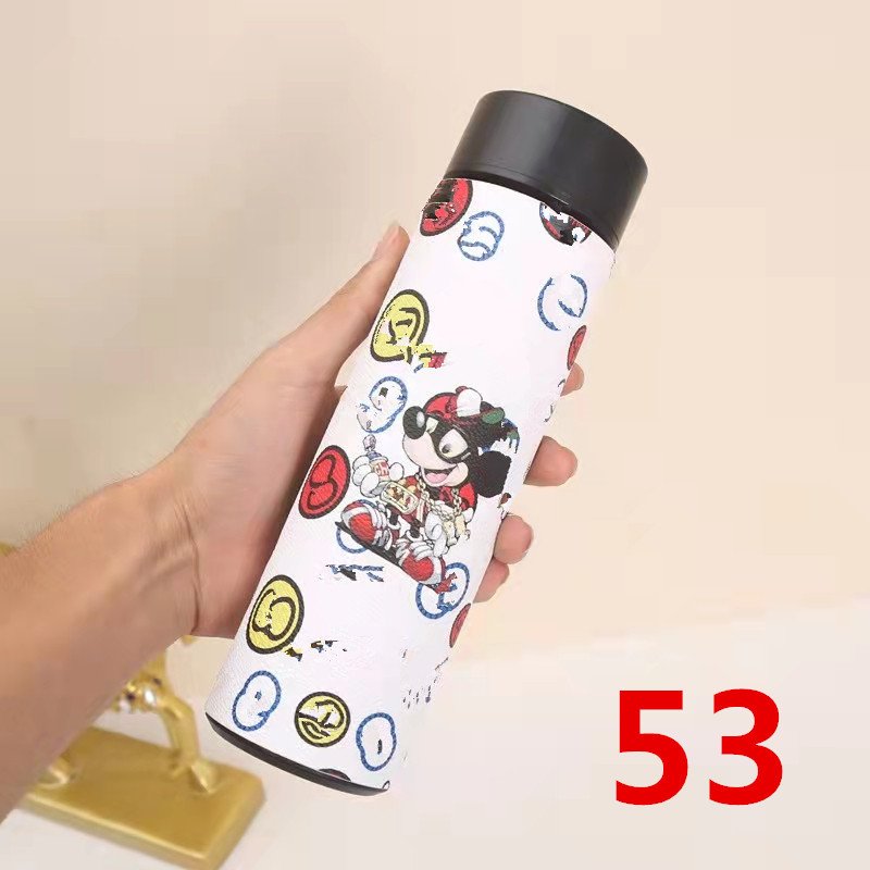 Luxury Fashion 500ML V Temperature Stainless Steel Drinking Water Tea Insulated Vacuum Flasks Thermoses Bottles Cup