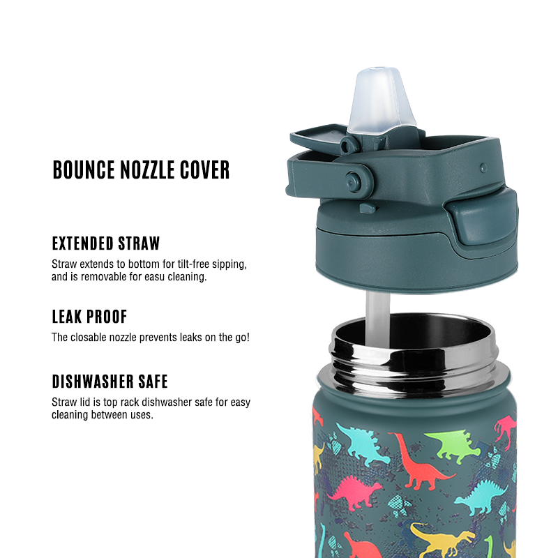 Everich tumblers 12oz 20oz stainless steel double wall insulated kids tumblers kids water bottles with straw