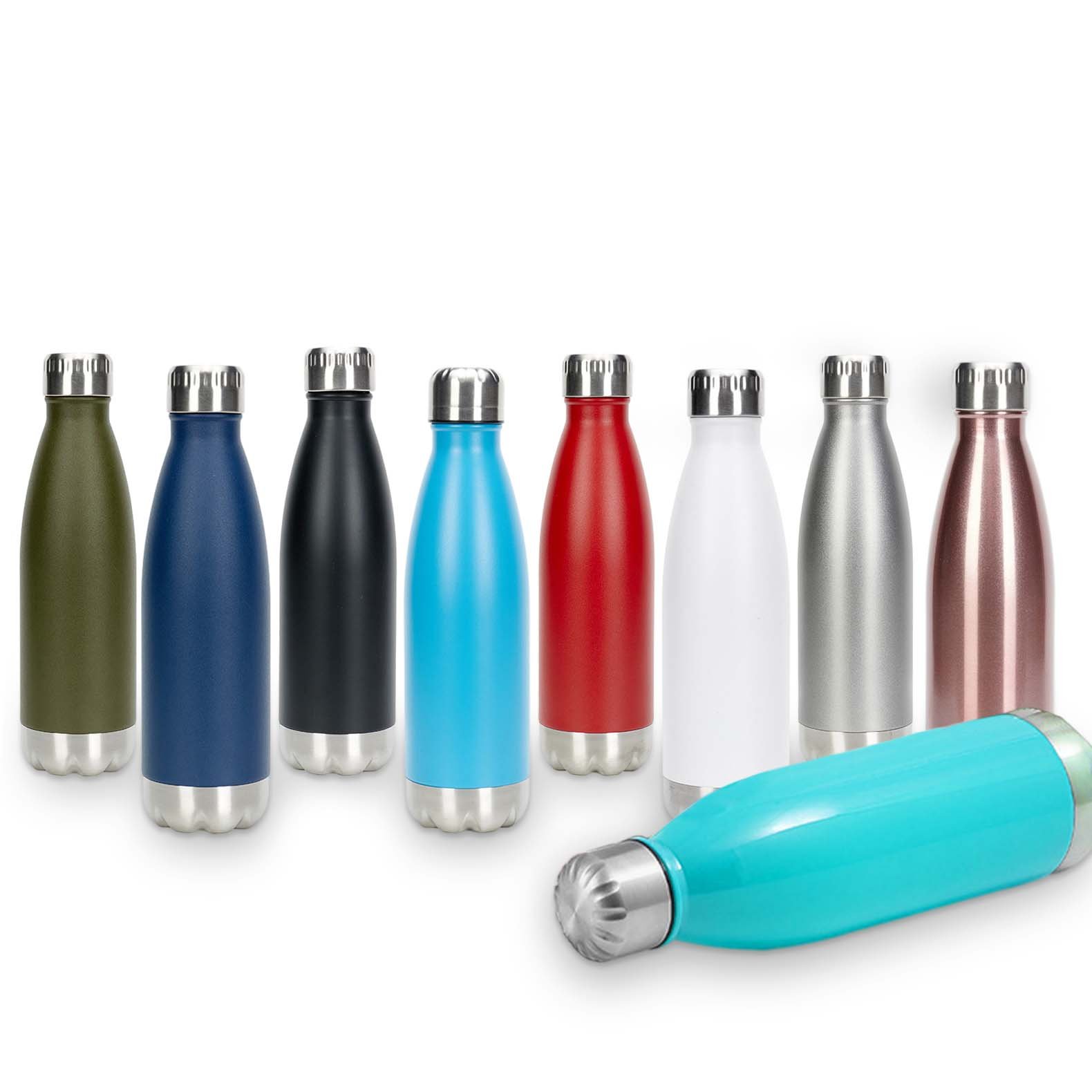 Custom logo bpa free thermos insulated vacuum flask 500ml stainless steel water bottle with lid