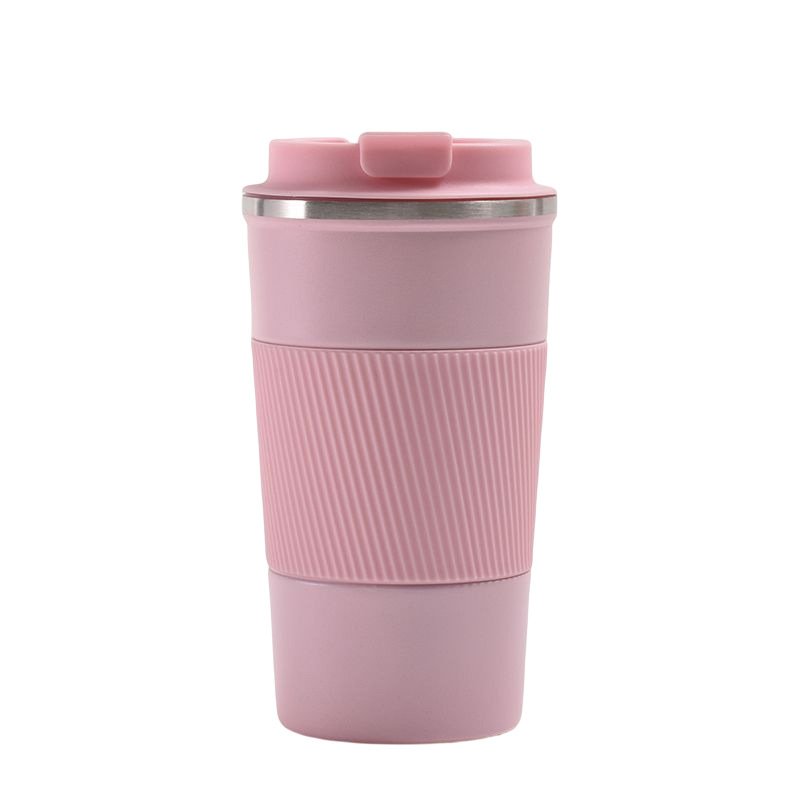 Customized Water Bottle Stainless Steel Tumbler Office Thermos Outdoor Mug With Silicone Sleeve Cafe Vacuum Flask Coffee Cu