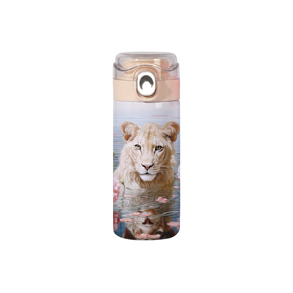 350/450ML Sublimation Color Pea Insulated Water Cup Heat Transfer Print Blank Water Bottle Stainless Steel Coffee Tea Gift Cup