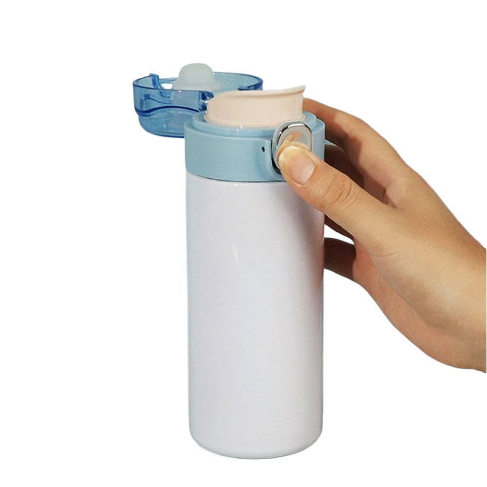 350/450ML Sublimation Color Pea Insulated Water Cup Heat Transfer Print Blank Water Bottle Stainless Steel Coffee Tea Gift Cup