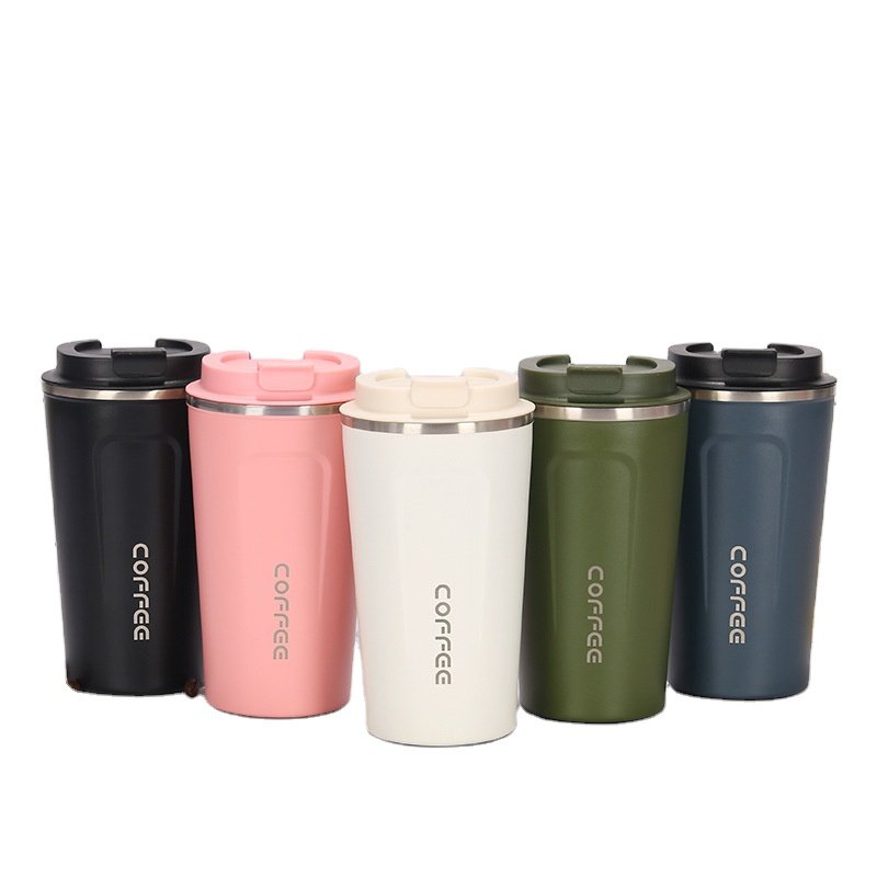 stainless steel tumbler insulated travel thermal coffee mug with lid